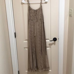 embroidered dress sheer on Bottom of the dress